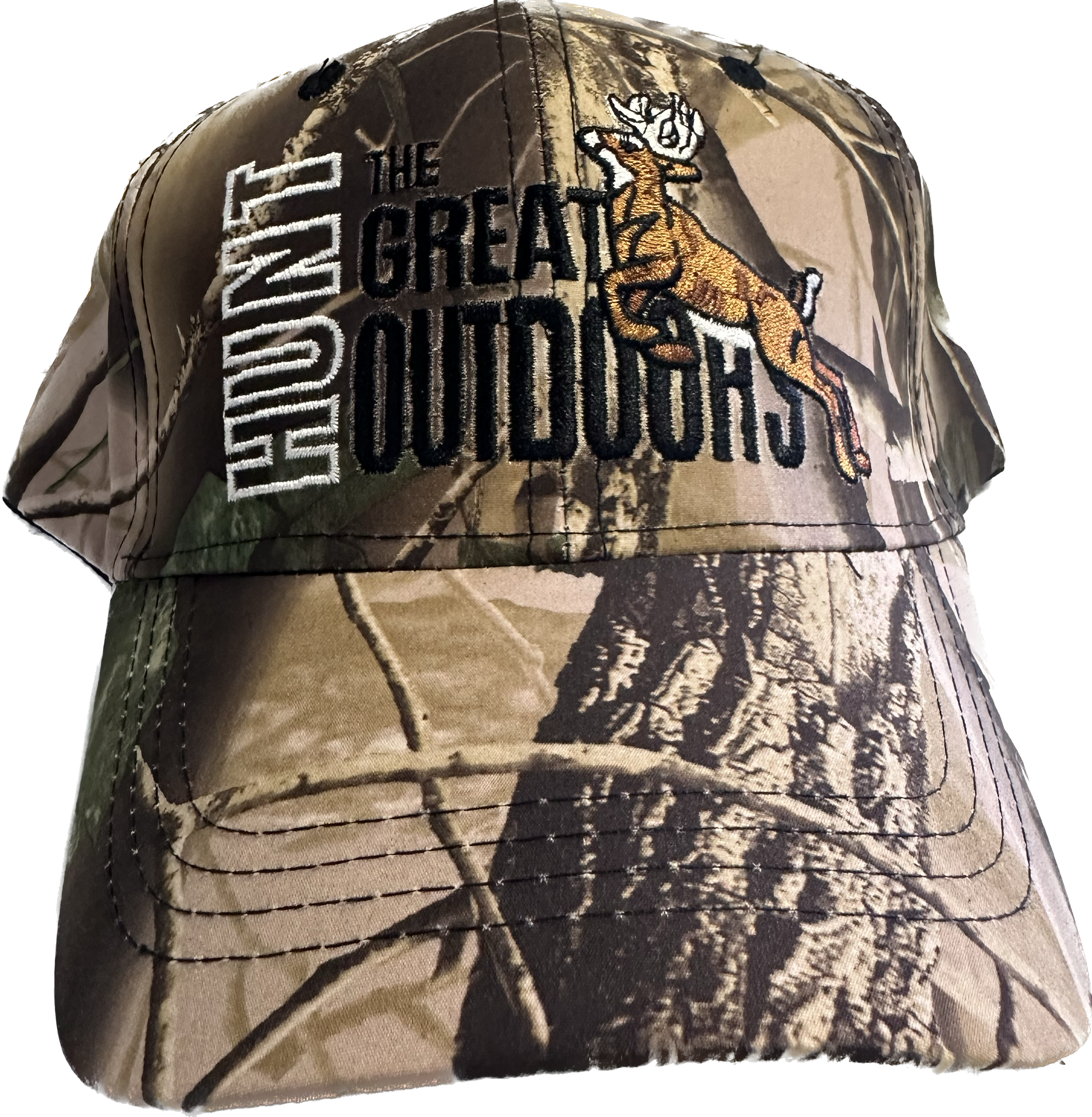 Wood Camo Hunt The Great Outdoors Hat