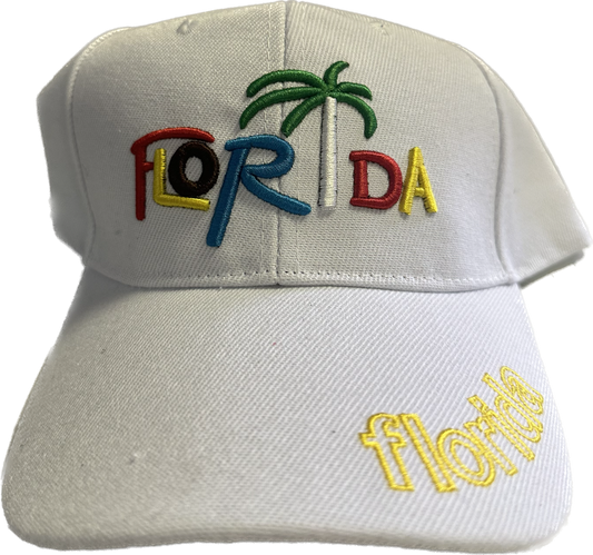 White Florida Hat