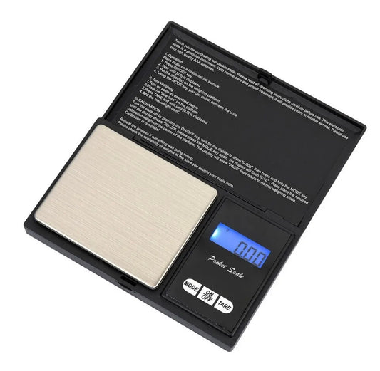 Black Foldable 500g 0.01g Digital Scale