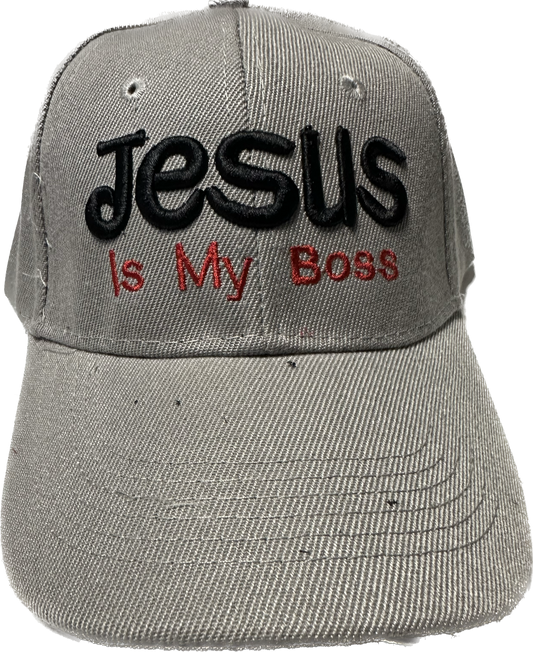 Tan Jesus Is My Boss Hat
