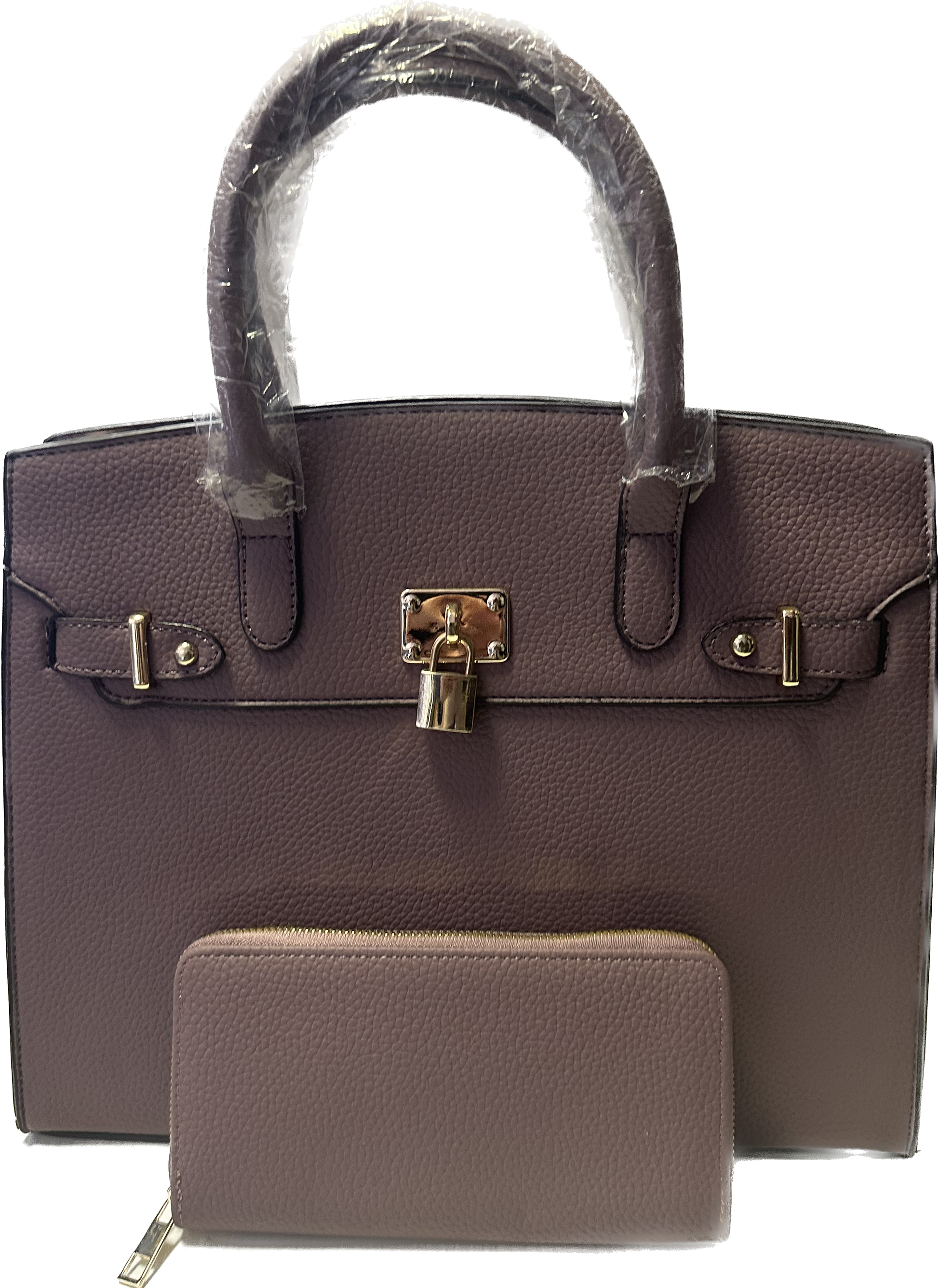 Lavender Handbag & Wallet Set