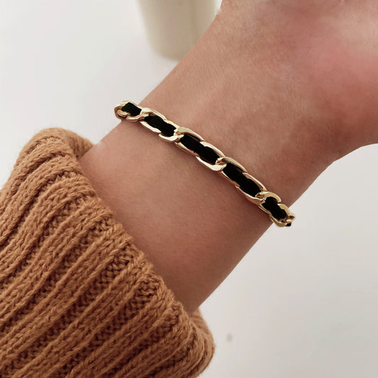 Black/Gold Bracelet