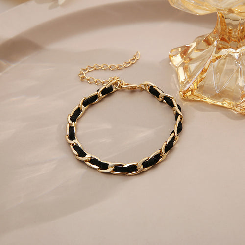 1 Dozen Black/Gold Bracelet
