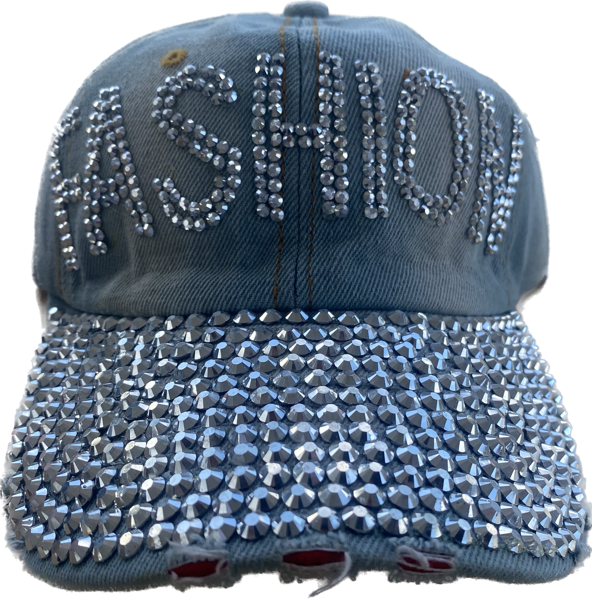 Light Blue Fashion Rhinestone Hat