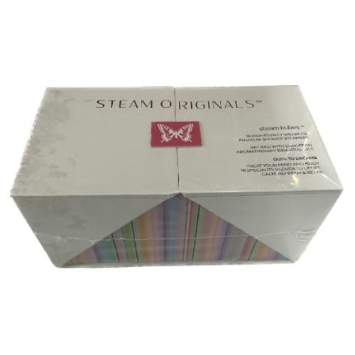 1 Case - 30 Packs - Steam Originals Butterfly Shower Cubes - 16 ct