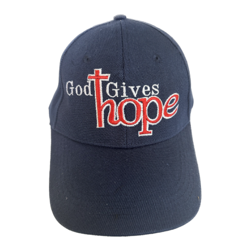 Blue God Gives Hope Hat