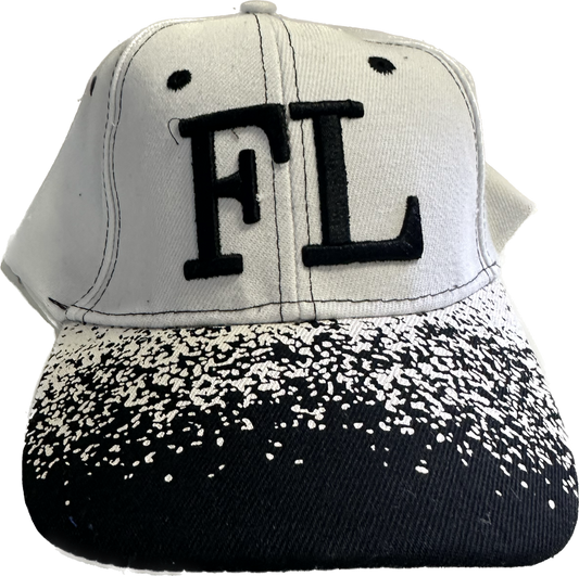 黑色 &amp; 白色 Florida 帽子