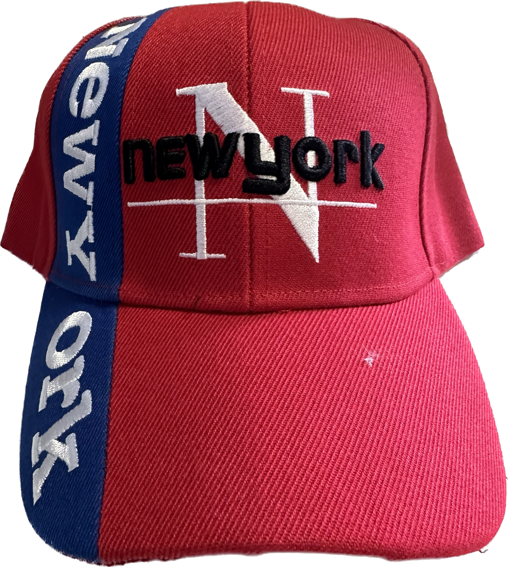 Red New York Hat