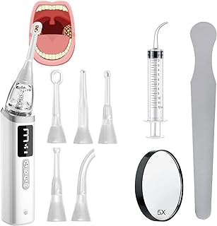 Magitech Electronic Tonsil Stone Vacuum, Tonsil Stone Remover with 3 Suction Mode