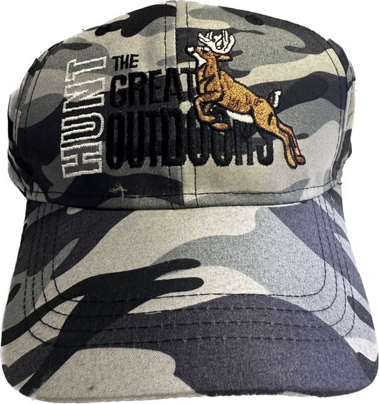 White Camo Hunt The Great Outdoors Hat