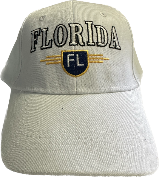 White Florida Hat