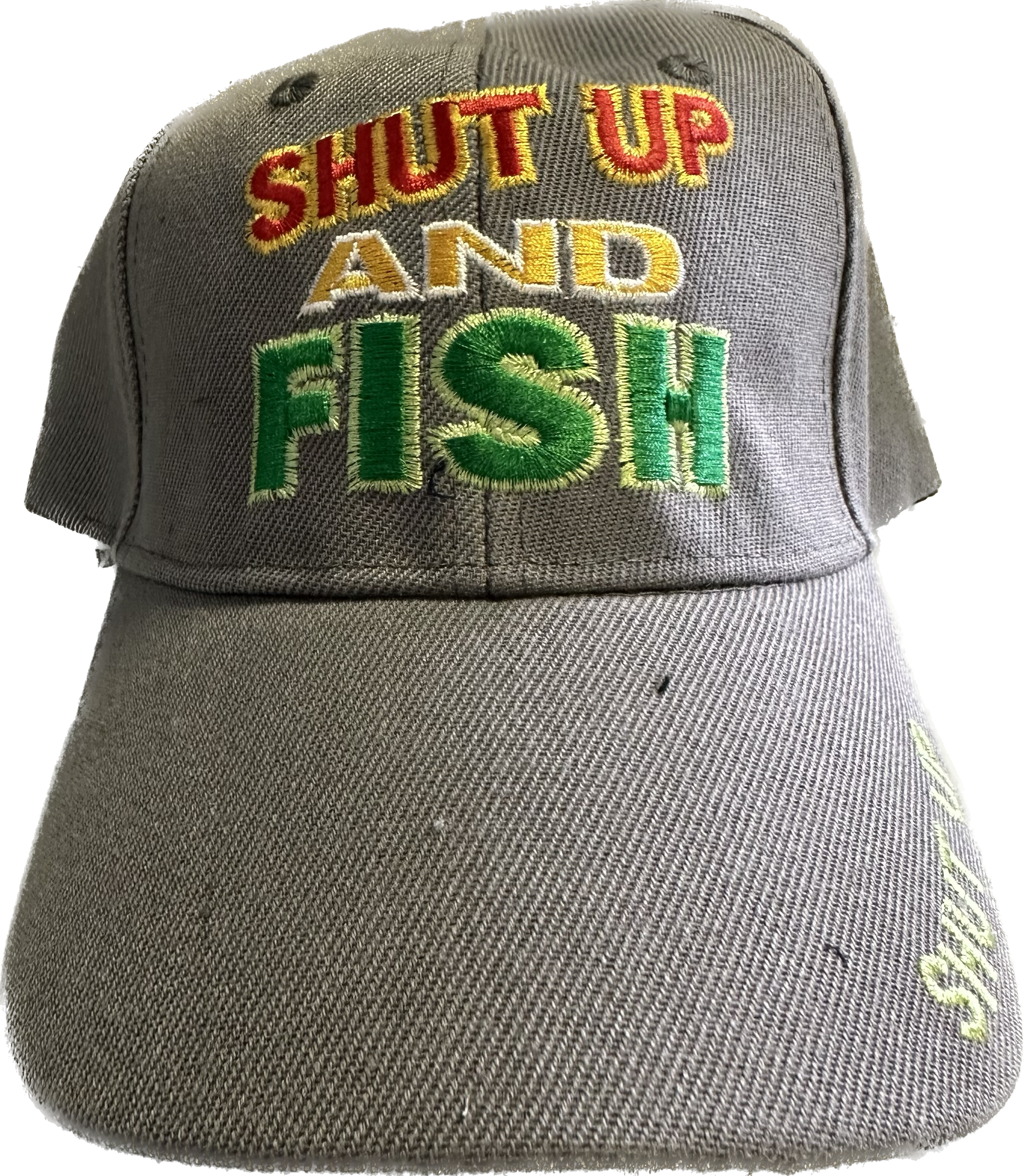 Tan Shut Up And Fish Hat