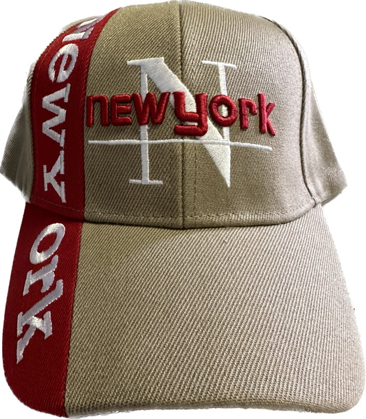 Tan New York Hat