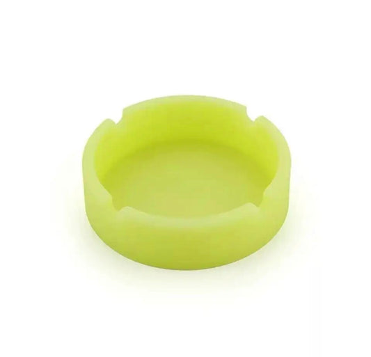 Yellow Rubber Ashtray