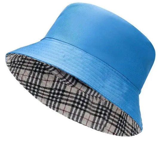 Gorro de pescador azul