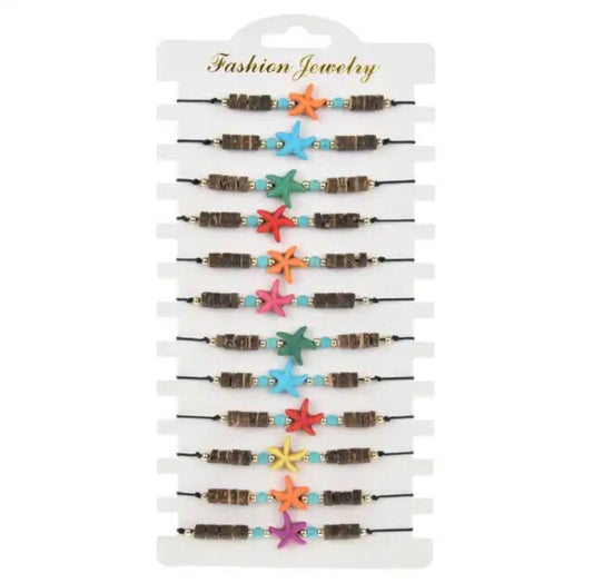 1 Dozen Starfish Bracelets