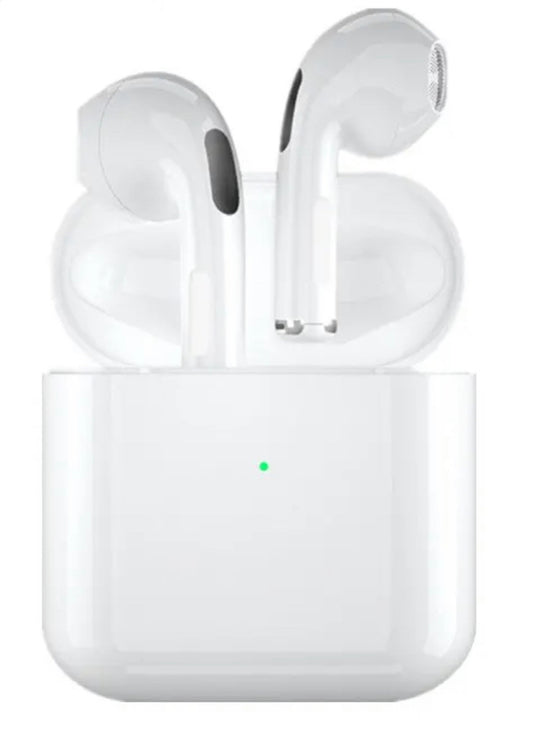 Auriculares Bluetooth blancos