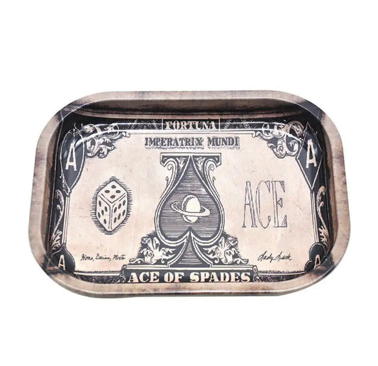 Small Ace Of Spades Money Tray