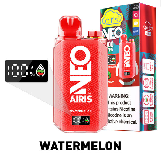 Watermelon Airis Tech 9000 Puff Disposable Vape