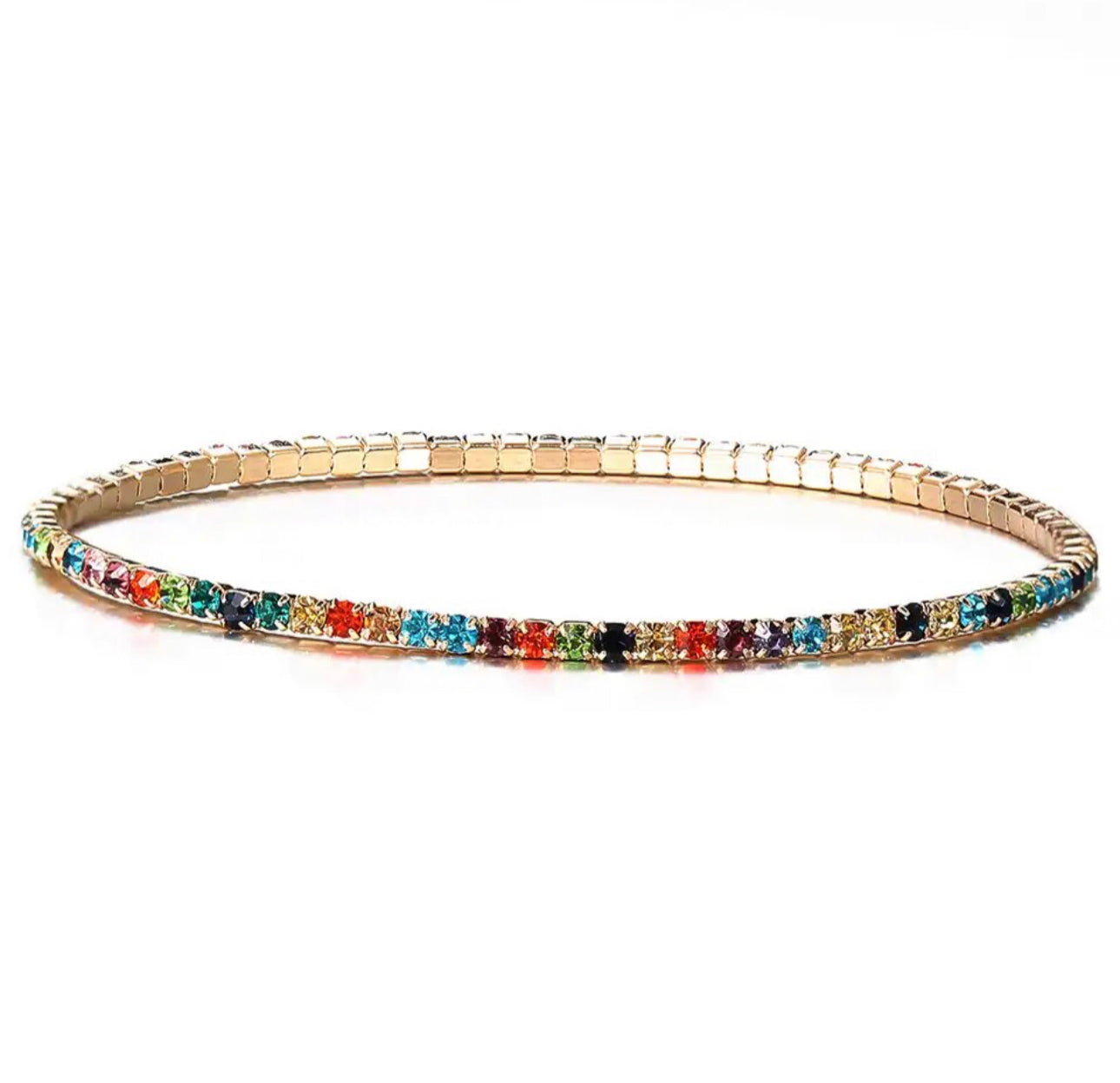 1 docena de pulseras multicolores