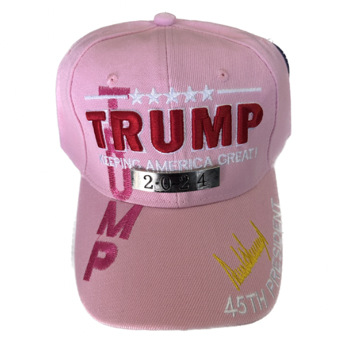 Pink Trump 2024 Hat