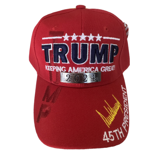 Red Trump 2024 Hat