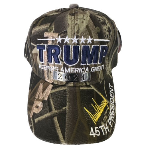 Camo Trump 2024 Hat