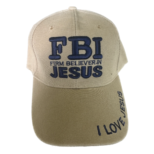 Tan FBI Jesus Hat