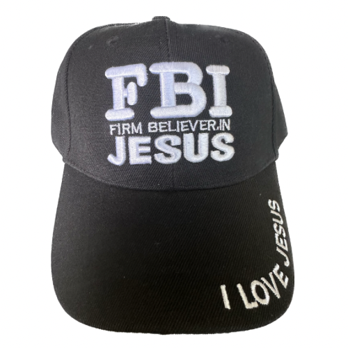 Black FBI Jesus Hat