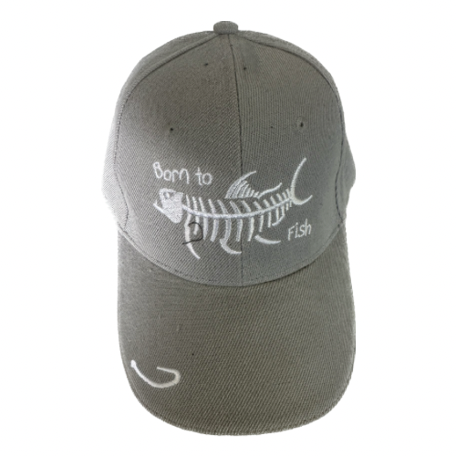 Tan Born To Fish Hat