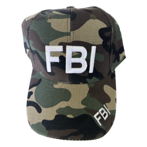 Camo FBI Hat