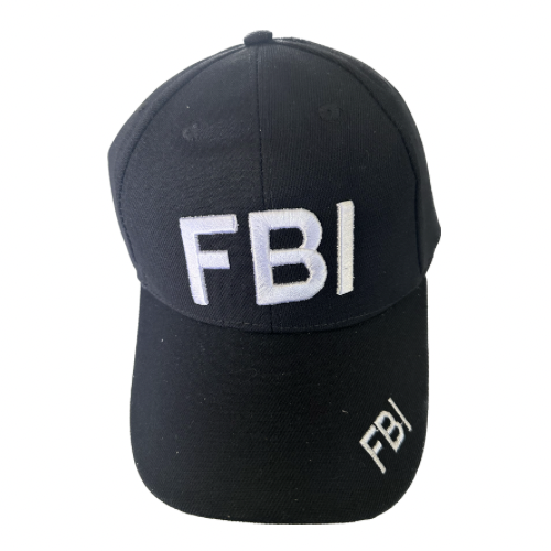 Black FBI Hat