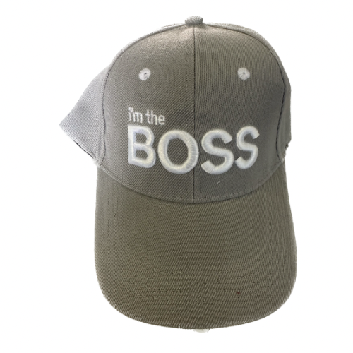 Gray Im The Boss Hat