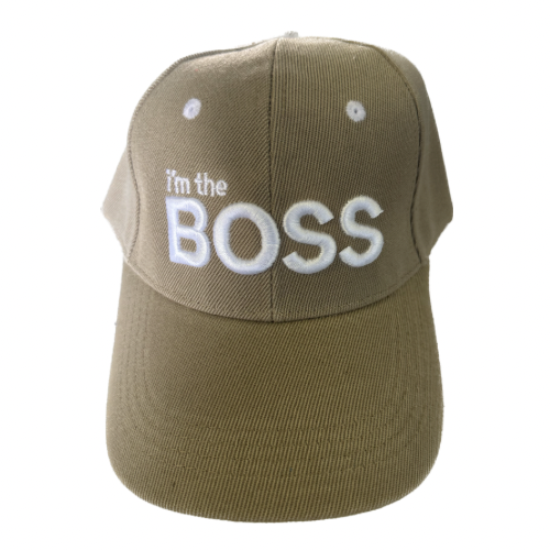 Tan Im The Boss Hat