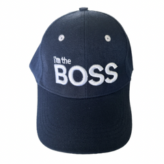 蓝色 Im The Boss 帽子