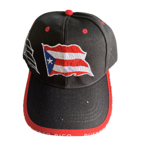 Black Puerto Rico Hat