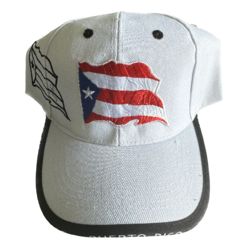 White Puerto Rico Hat