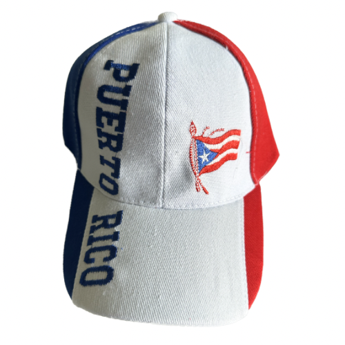 White Puerto Rico Hat