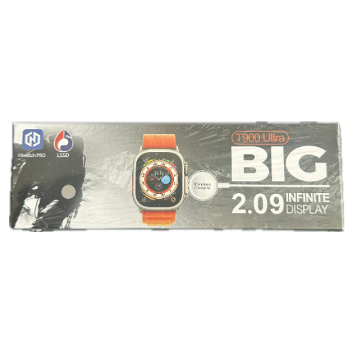 Reloj inteligente T900 Ultra plateado