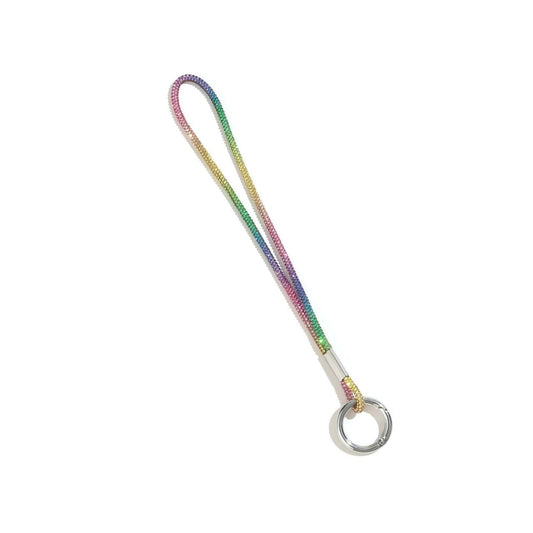 Rainbow Rhinestone Wrist Strap