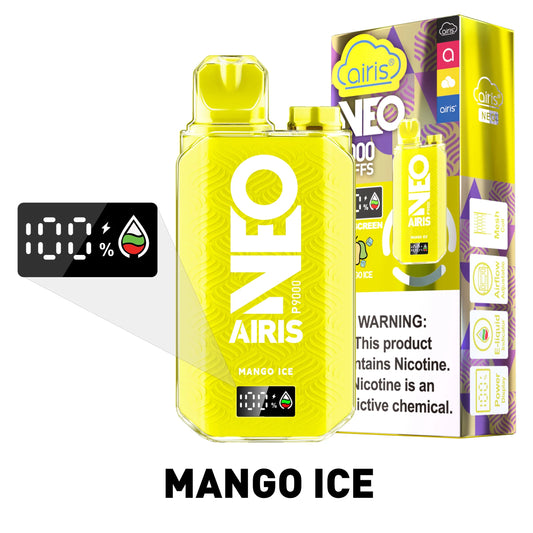 Mango Ice Airis Tech 9000 Puff Disposable Vape