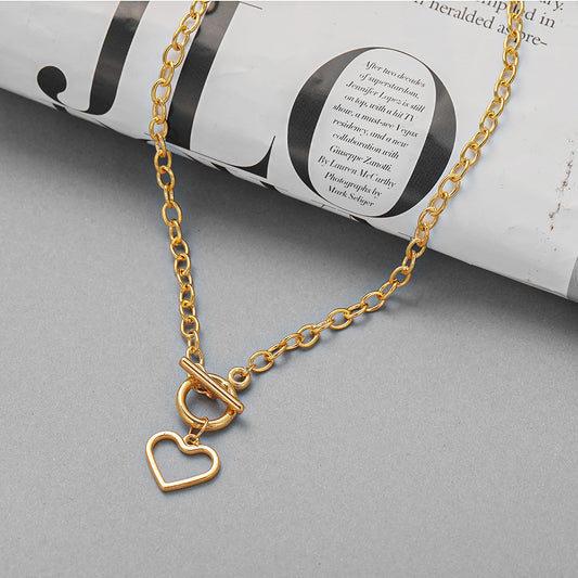 1 Dozen Gold Heart Necklace