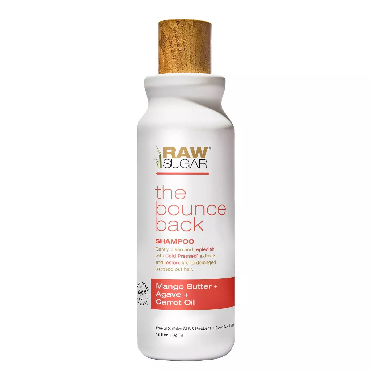 Raw Sugar Shampoo | The Bounce Back - 18 fl oz