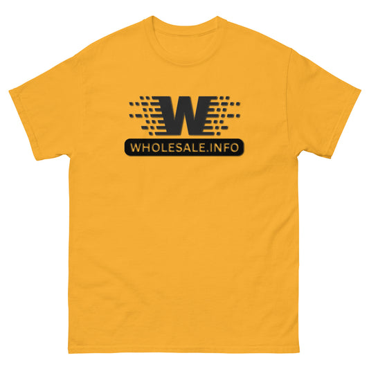 Wholesale.info Logo | Gold Unisex Classic Tee