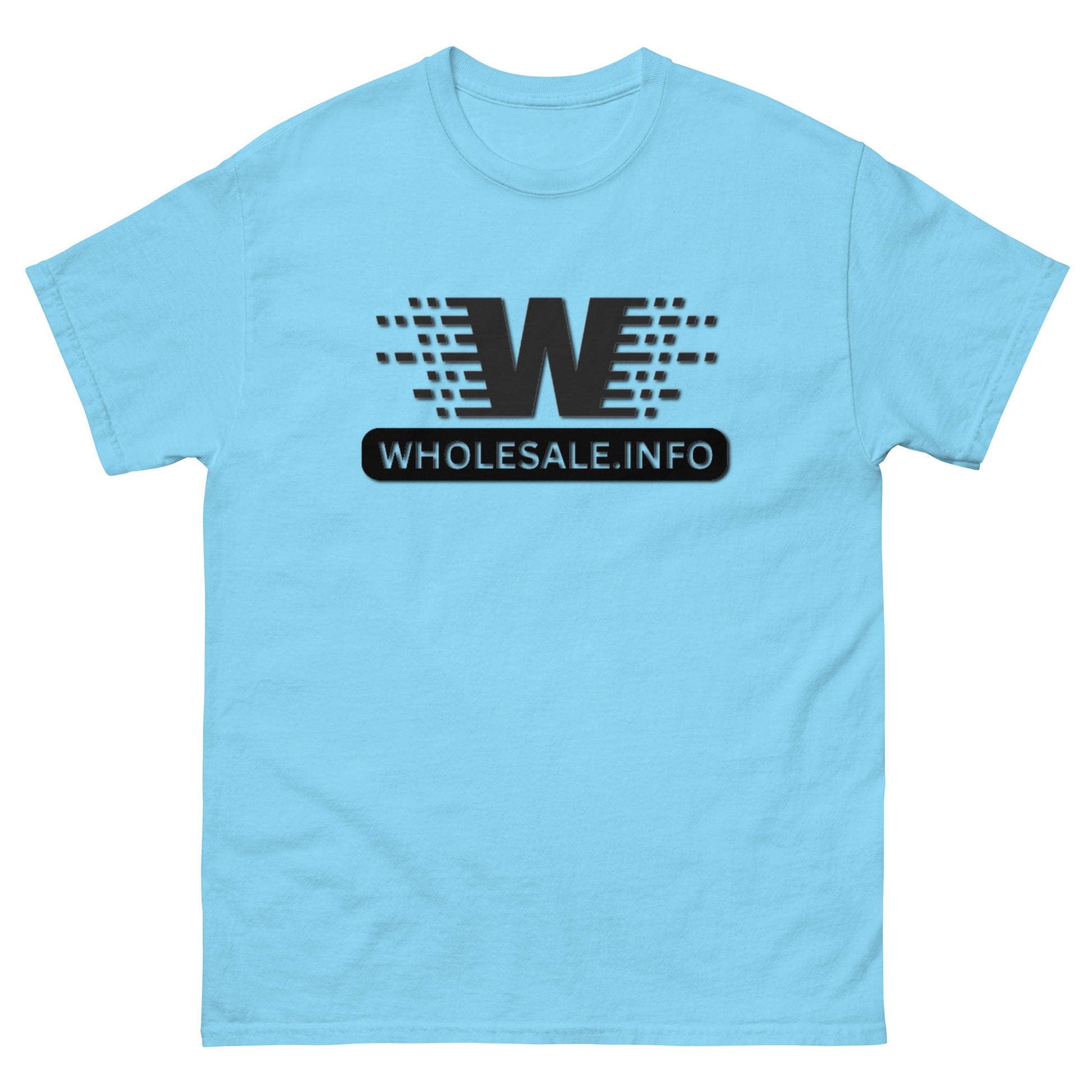 Wholesale.Info Logo | Light Blue Unisex Classic Tee