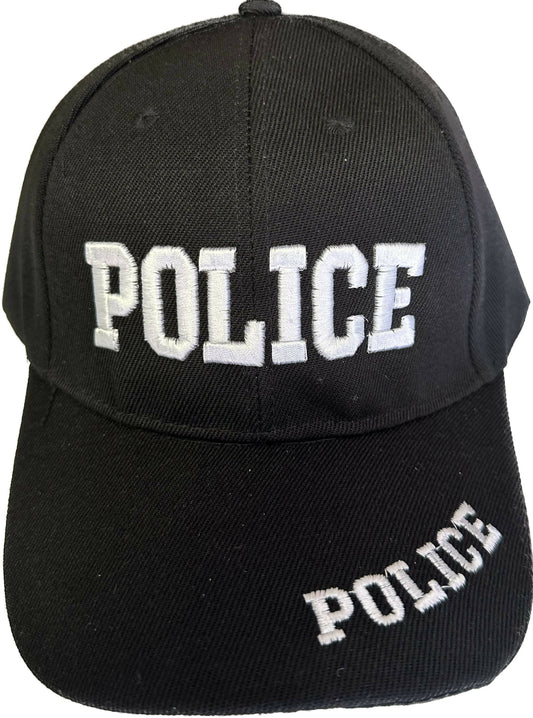 Sombrero de policía negro