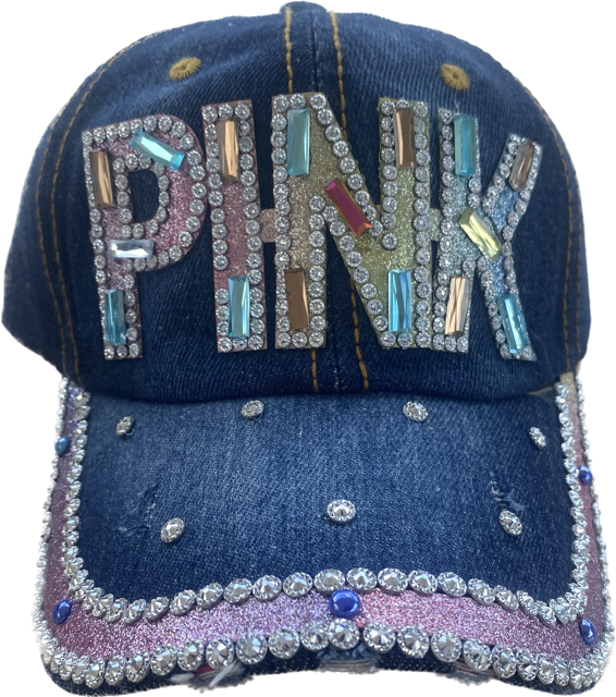 Denim Pink Hat