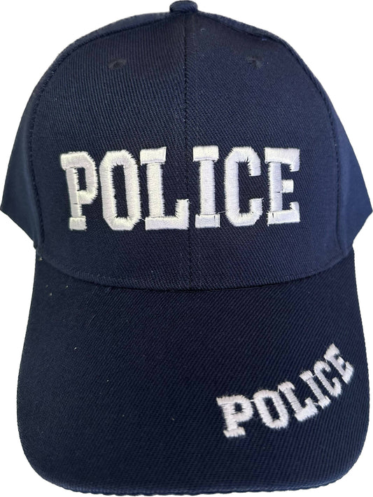 Sombrero de policía negro