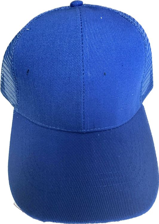 Plain Blue Hat