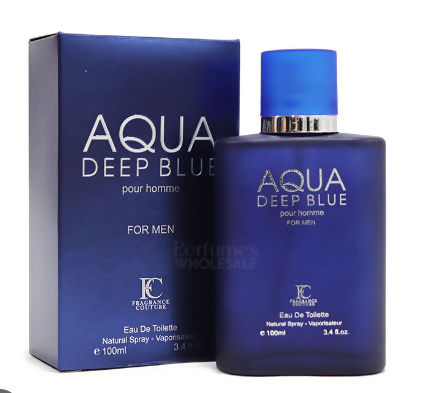 Inspired Aqua azul profundo para hombre